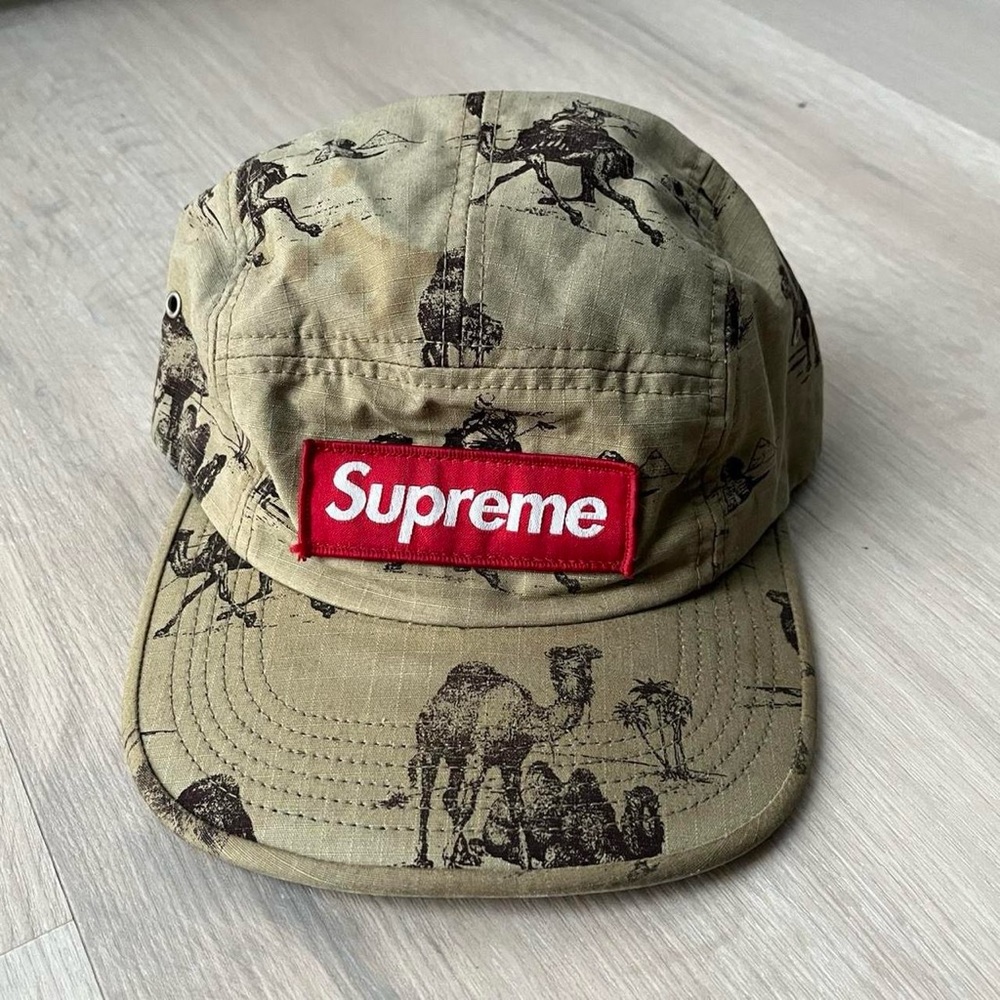 Supreme Camel Camp Cap SS12 Box Logo Tan Rare